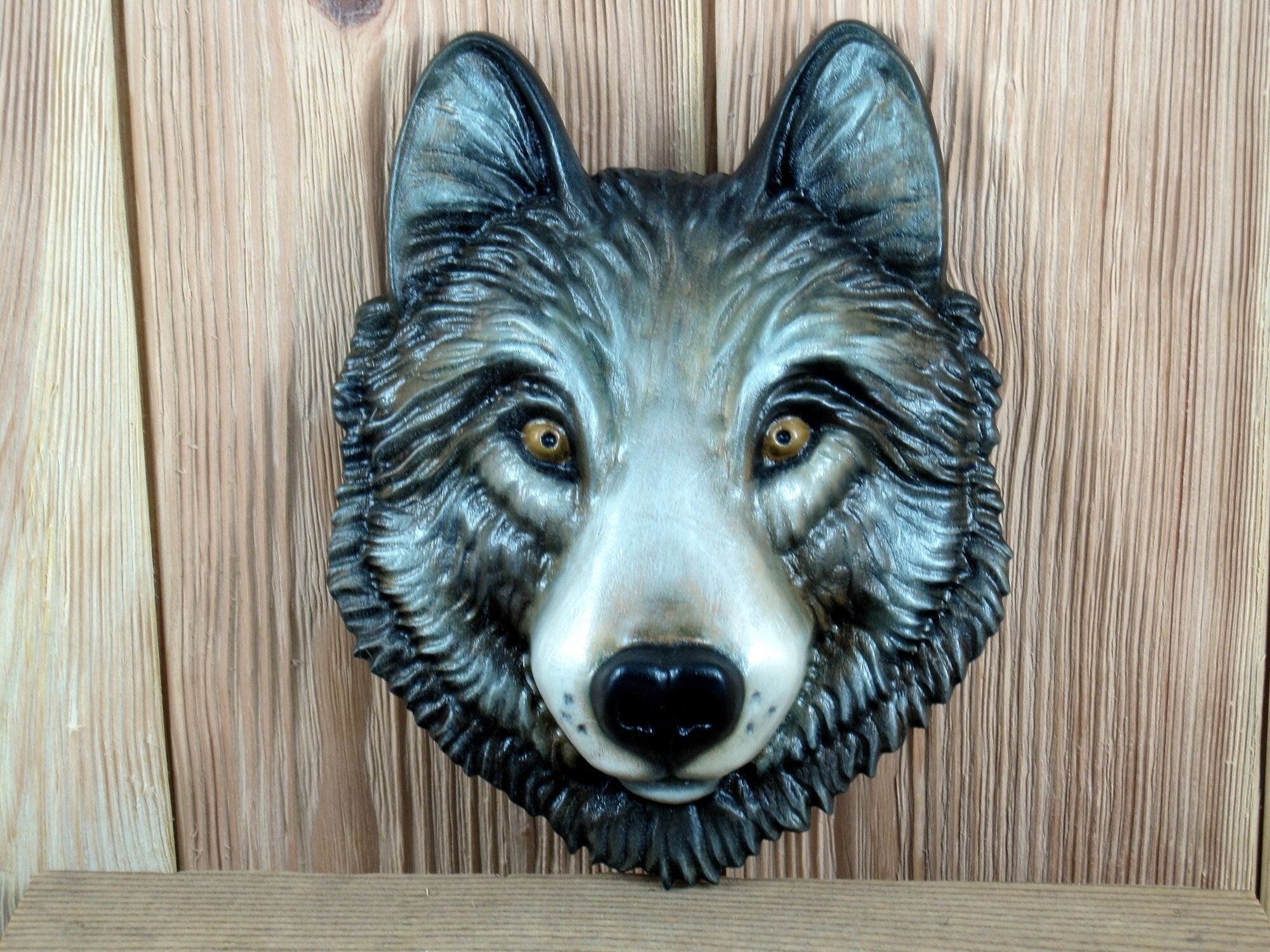 Sculpture tête de loup - Toutes nos statues animaux - Déco Statue