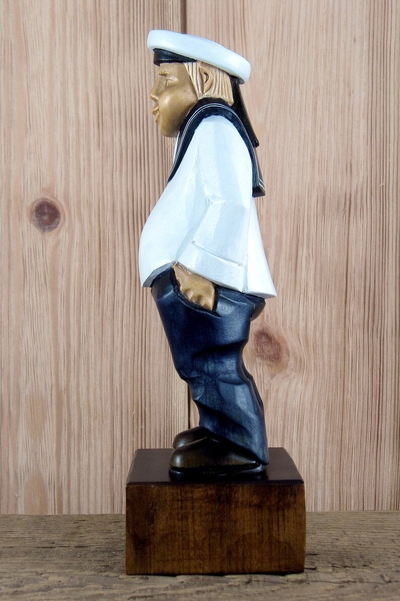 Seaman wood figurine