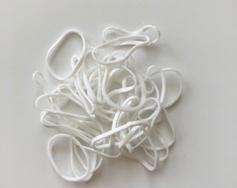 Small Elastic Bands for Dolls Hair Accessories Plait Hair Bands Dreadlock Bands Pack of 20