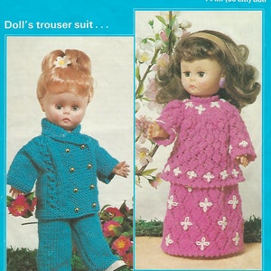 PDF Dolls Knitting Pattern 14 inch doll PDF Instant Digital Download