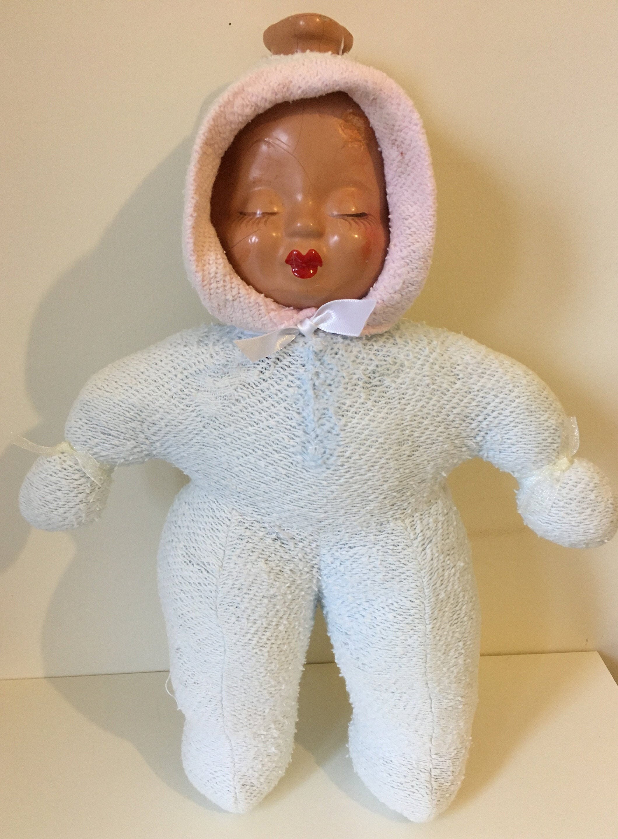 Vintage Trudy Doll Baby 3 Faced Doll Bisque Head Soft Body Etsy