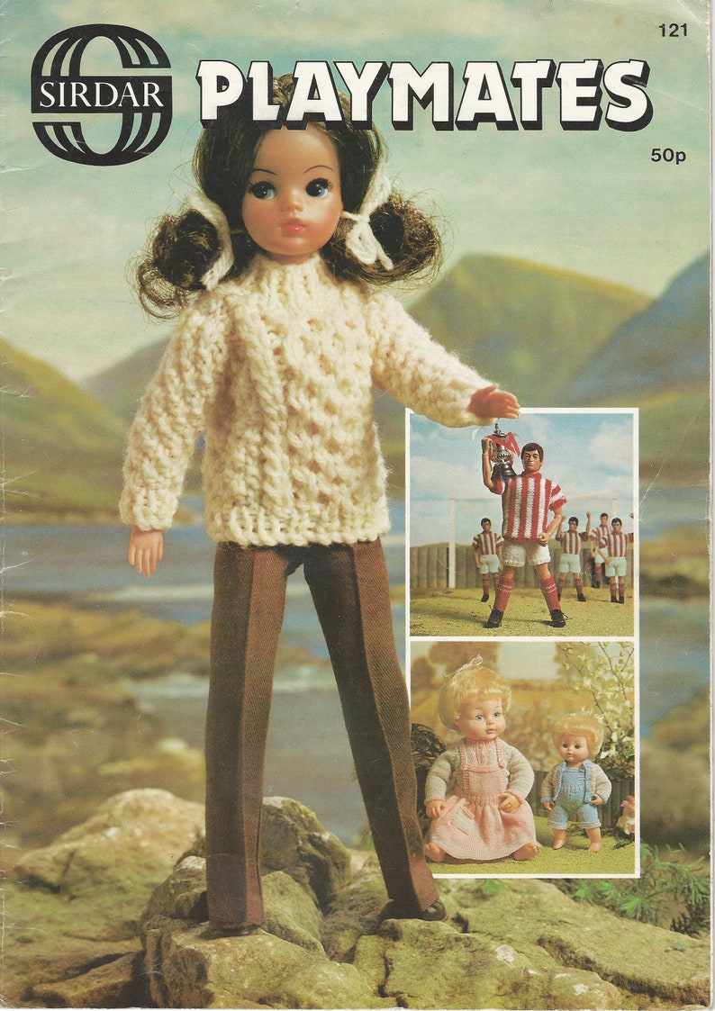 PDF Dolls Knitting Patterns Action Man Sindy Tiny Tears and Etsy UK