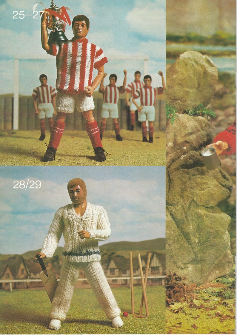 PDF Dolls Knitting Patterns Action Man Sindy Tiny Tears and Etsy UK