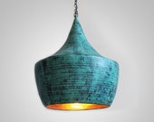 Pendant Light - Ceiling Lamp - Copper Light - Oxidize Copper Pendant Light - Pendant Lighting - Hanging Light - Kitchen light-Hammered