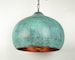 Dome Oxidized Copper Pendant Light - Hammered Copper Kitchen Island Lighting - Copper Industrial Lampshade -  Art deco light fixture 