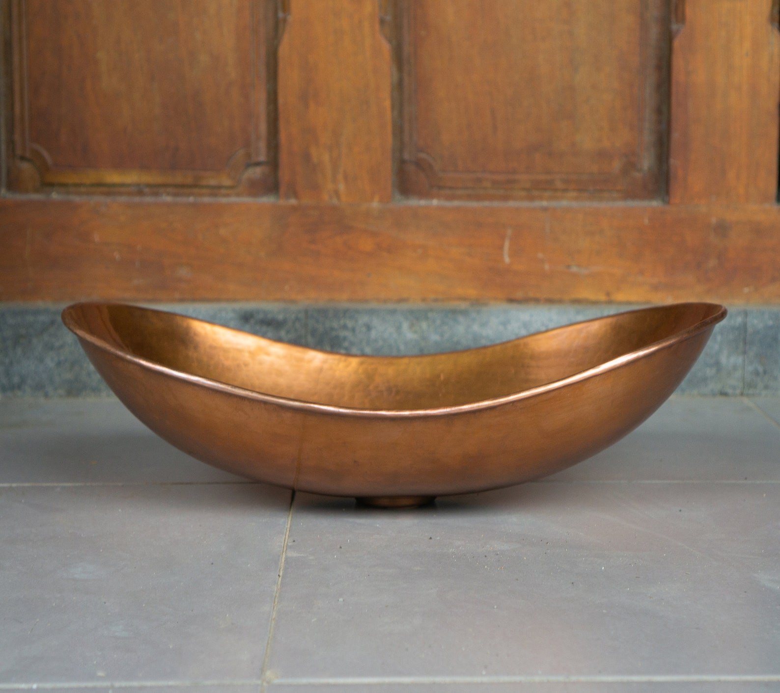 Copper Sink Basin- Copper Bathroom Vanity Sink - Copper Sink Kitchen ...