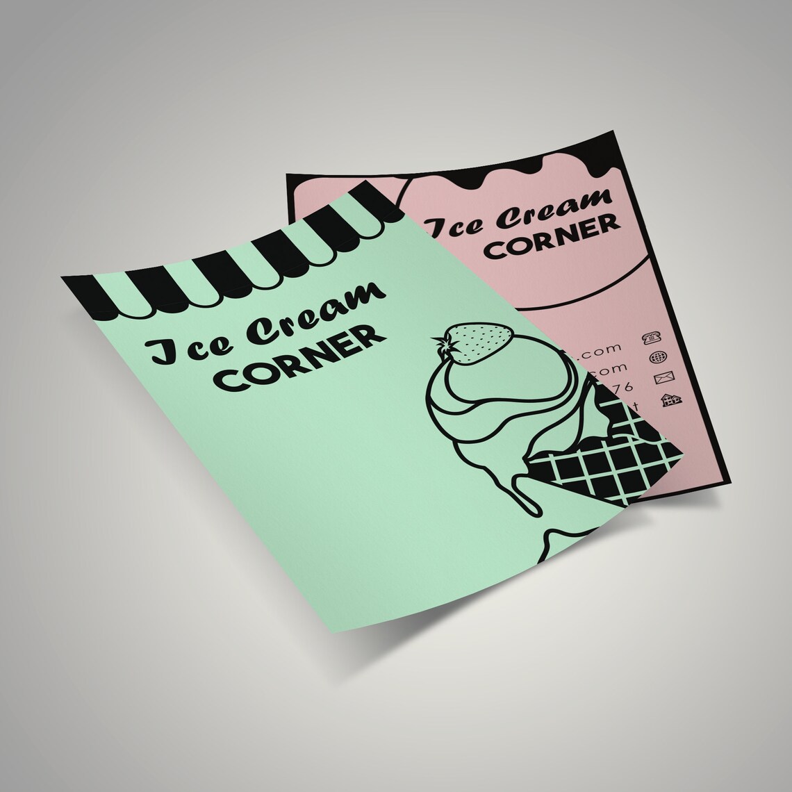 Print Custom Black & White Flyers Etsy