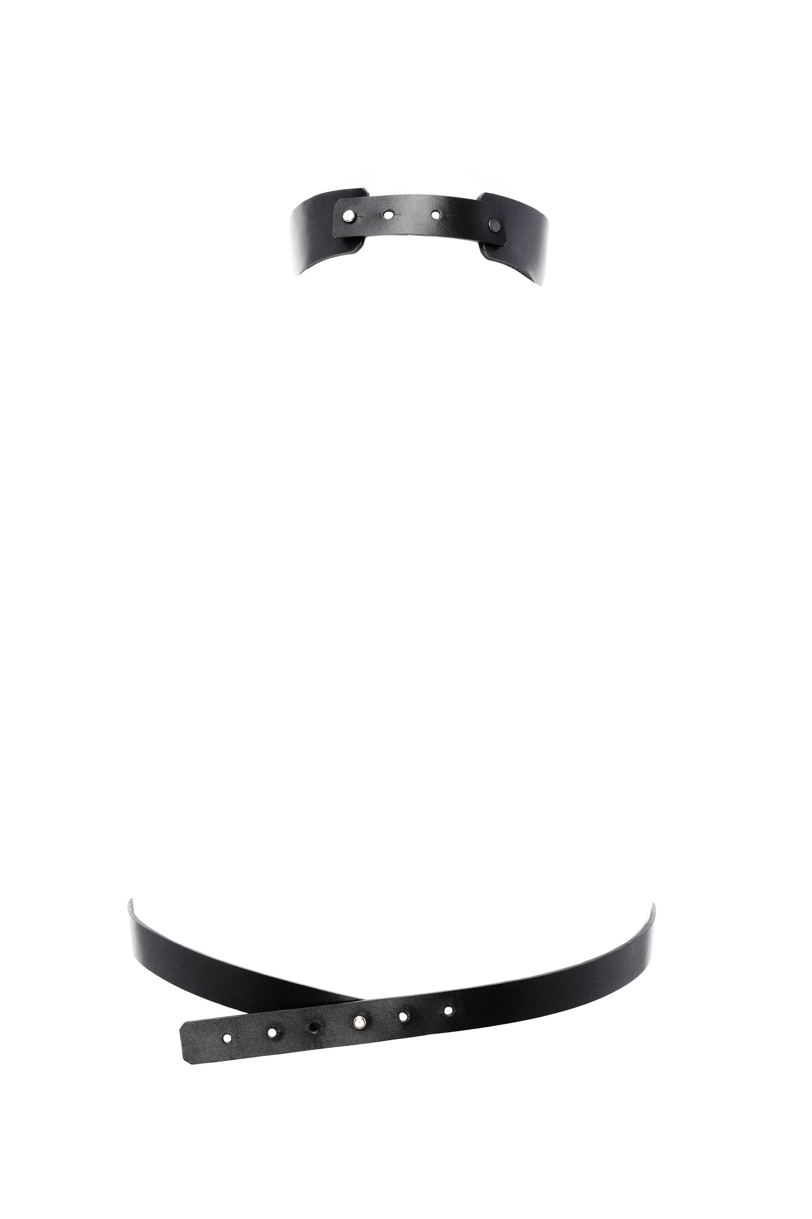 Black Leather Harness, Chain Body Harness, Luxury Multilayered Chain Harness, Leather Body