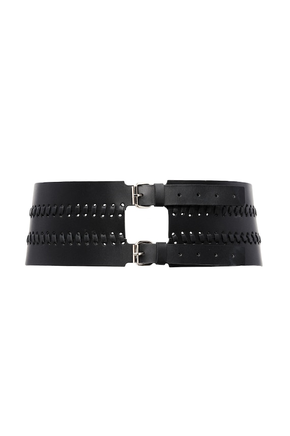 Wide Leather Belt, Underbust Corset Belt,wide Black Belt, Leather Corset,natural  Leather Belt, Women Waist Belt -  Singapore