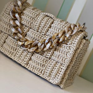 Crossbody bag pattern Crochet bag pattern Crochet purse pattern Bag pdf pattern Knitting bag pattern Knitting project bag pattern tutorial image 13
