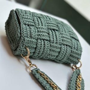 Crossbody bag pattern Crochet bag pattern Crochet purse pattern Bag pdf pattern Knitting bag pattern Knitting project bag pattern tutorial image 16