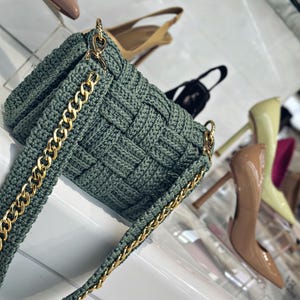 Crossbody bag pattern Crochet bag pattern Crochet purse pattern Bag pdf pattern Knitting bag pattern Knitting project bag pattern tutorial