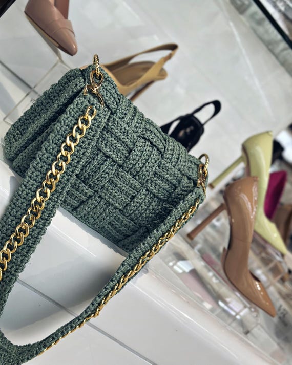 Crossbody bag pattern Crochet bag pattern Crochet purse pattern Bag pdf pattern Knitting bag pattern Knitting project bag pattern tutorial