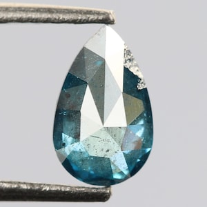 0.32 Ct, 5.7 X 3.6 X 2.0 MM, Blue Color Pear Shape Loose Beautiful Diamond, Faceted Diamond, Sparkling Diamond, Diamond Jewelry, Rings, R788