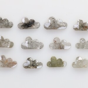 2,11 ct, 5,8 x 3,3 x 0,9 MM, molnformad salt- och pepparfärgad naturlig lös vacker diamant, äkta diamantringar, minslipad diamant, R3149