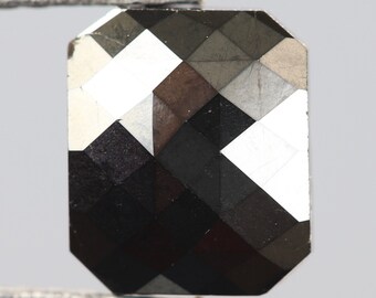 1.16 Ct, 7.1 X 6.0 X 2.3 MM, Emerald Shape Black Color Loose Beautiful Diamond, Faceted Diamond, Earth Mine Stone, Huge Collection, R1012