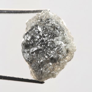 3.96 Ct, 12.1 X 9.3 X 4.5 MM, Grey Color Raw Uncut Diamond Natural Loose Rough Diamond, Conflict Free Diamond, Raw Diamond Ring, R2492