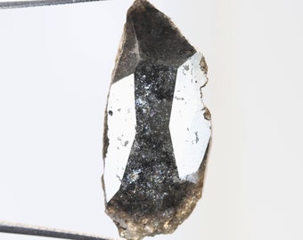 11.79 Ct, 26.0 X 11.6 X 4.2 MM, Grey Black Color Un shape Diamond Natural Loose Beautiful Diamond, Fancy Rustic Diamond, Diamond Ring, R2423