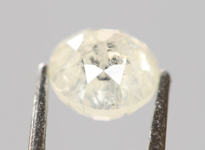 R1789 0.63 Ct Mine Diamond Ring Round Shape Rose Cut White Color Natural Loose Beautiful Diamond 4.9 X 2.9 MM Fancy Rustic Diamond