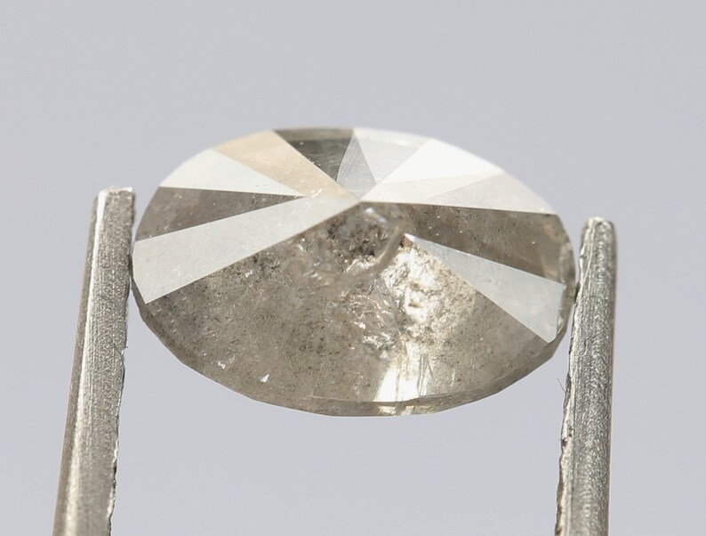 0.63 Ct 6.3 X 4.3 X 3.2 MM Oval Cut Grey Color Natural Loose Beautiful Diamond Brilliant Cut Diamond,Rustic Diamond,Sparkling Diamond,R495