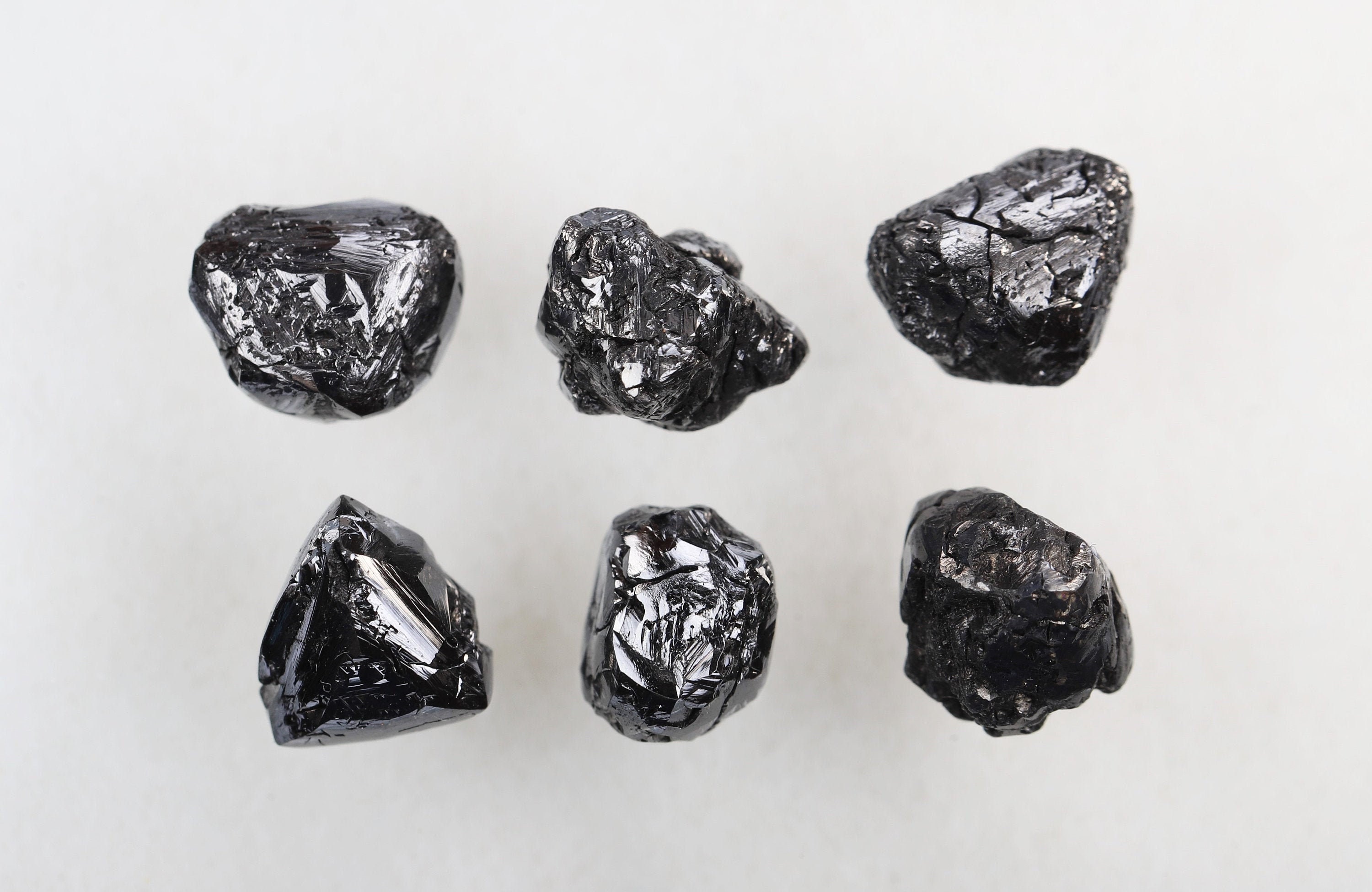 8.16 Ct, 7.0 X 5.9 X 4.0 MM, Black Color Raw Uncut Diamond