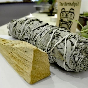 white sage + palo santo purification kit