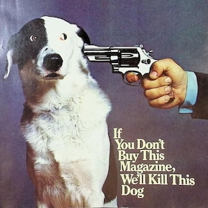 We’ll Kill This Dog Cover • 1973 • National Lampoon Issue with Deadman and No Label