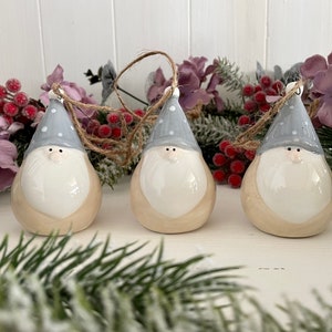Set of Three Spotty Hat Gonk Tree Hangers