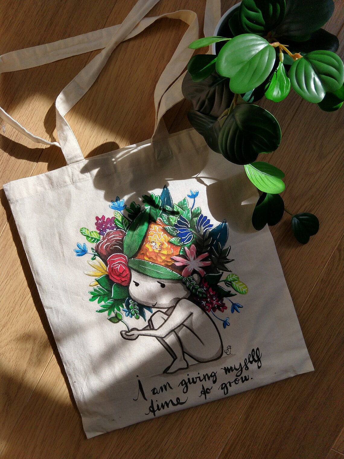 Give yourself time Self care totebag Etsy