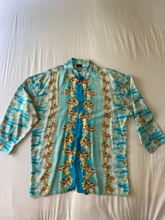 Versace silk shirt