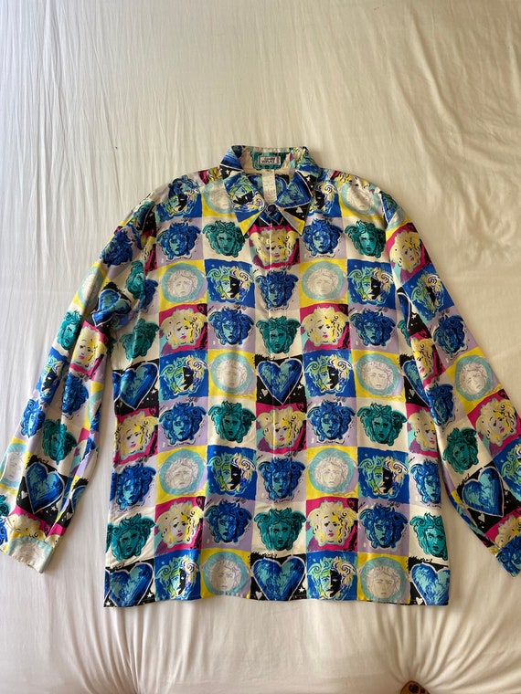 Versace silk shirt