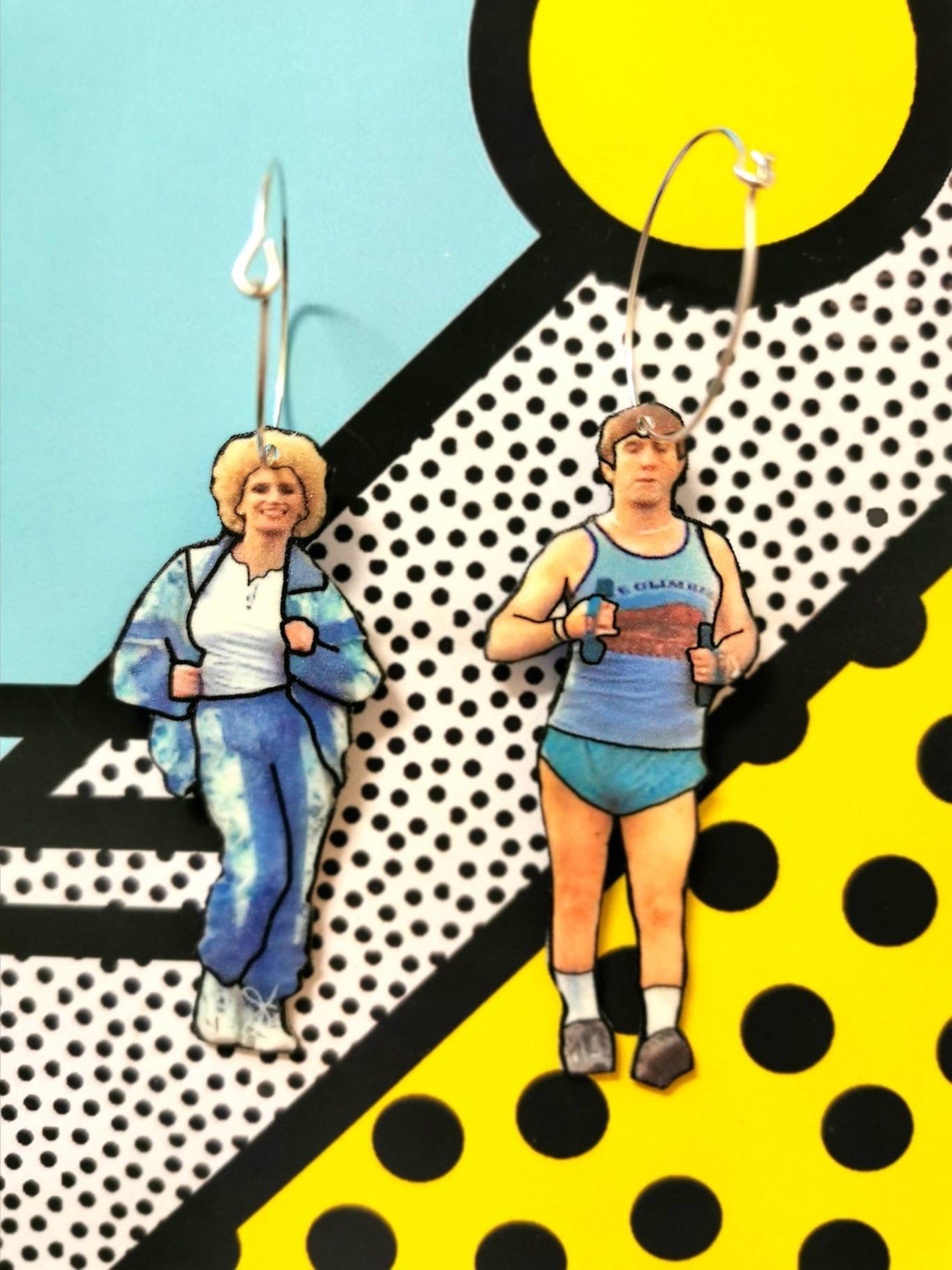 Kath & Kel POWER WALK Earrings Etsy Australia