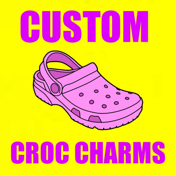 CUSTOM CROC CHARMS