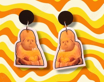 Y THO Meme Dangle Earrings – Funny Internet Culture Jewelry