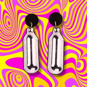 Pendientes Nang – Joyería divertida para fiestas – Regalo original de acrílico para los amantes de los festivales