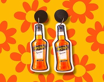 Earrings Spritz Bottle Earrings – Summer Cocktail Dangle Jewelry
