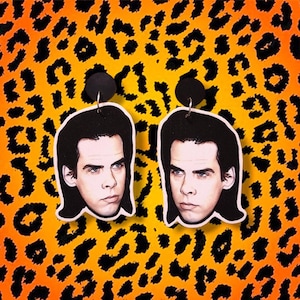Nick C Earrings • Gothic Rock Icon Jewelry • Music Lover Gift • Alternative Style Dangle Accessories