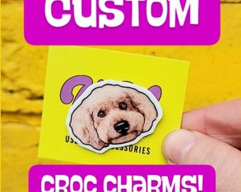 Custom Croc Charms – Personalized Shoe Accessories, Funky Croc Decorations, Unique Gifts for All Ages