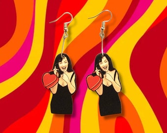 FRAN HEART earrings