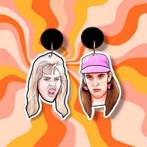 Muriel’s Wedding Earrings – 90s Aussie Movie Jewellery, Funny Pop Culture Gift, Quirky Accessory for Nostalgia Fans & Toni Collette Lovers