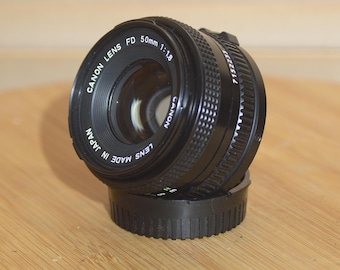 Canon FD 50mm f/1.8 Prime Lens, Vintage FD Fit