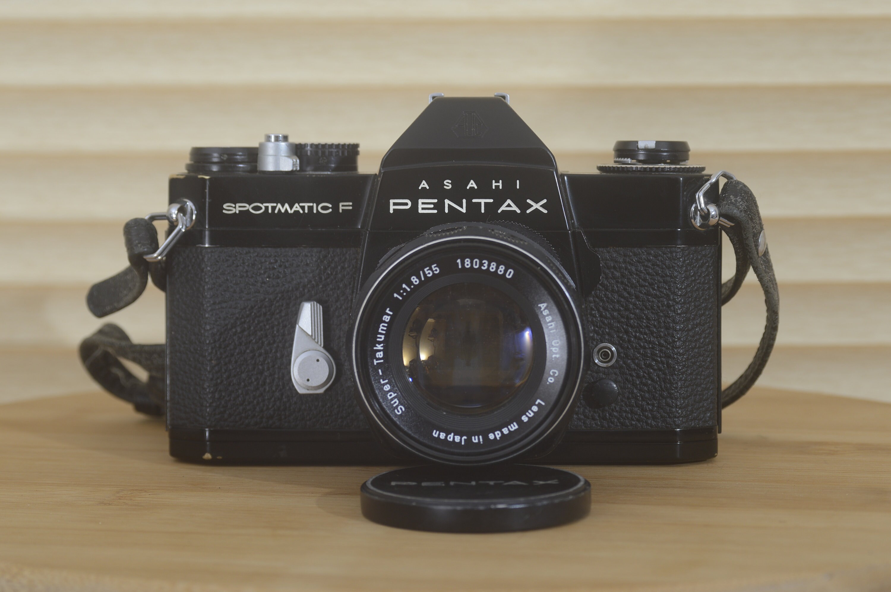Rare Black Asahi Pentax Spotmatic F Super Takumar 55mm F1.8 - Etsy UK
