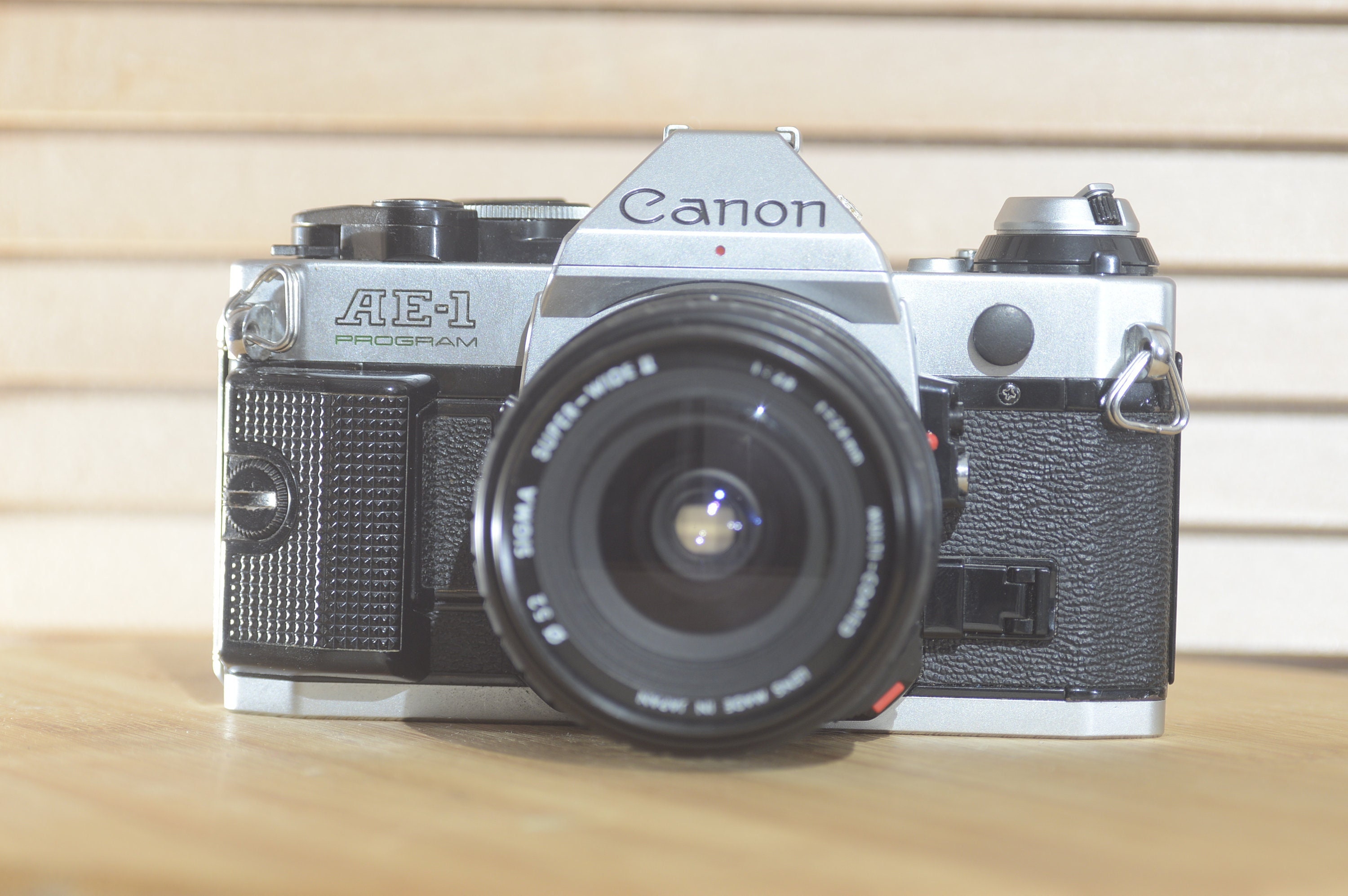 Canon AE1 P With Sigma Super Wide 2 24mm F2.8 FD Lens - Etsy