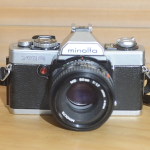 Minolta XG-9 camera with 50mm f1.7 lens. Fantastic Starter Camera