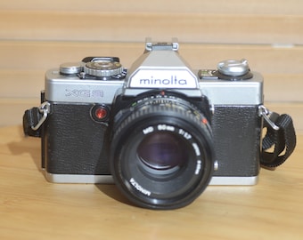 ミノルタ X-700 35 mm 一眼レフフィルムカメラ、ミノルタ MD 50 mm f1