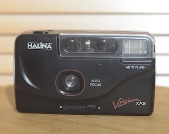 Halina Vision XAS Auto Focus 35mm point and shoot compact camera.