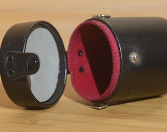 Estuche de cuero rígido para lentes: Vintage Adaptall 2, 35-70 mm
