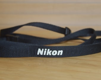 Nikon ビンテージ　カメラストラップ ヴィンテージ ニコン カメラストラップ - ブルークロス、耐久性 - Etsy