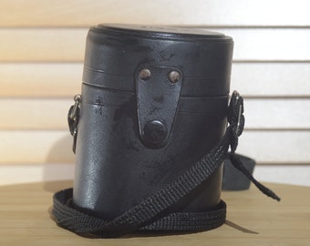 Estojo rígido de couro para lente Sigma LC-1, acessório vintage para câmeras.