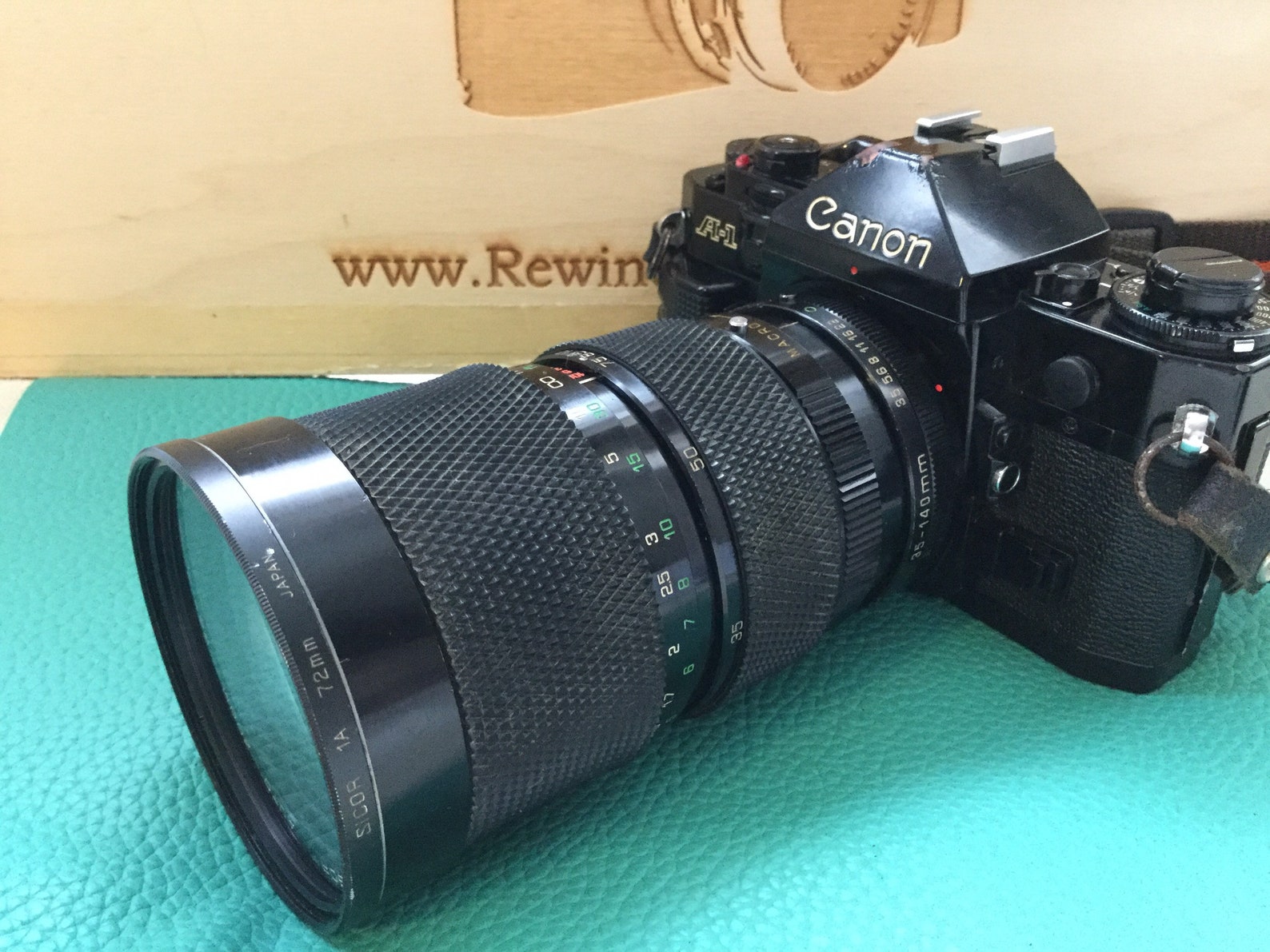 Canon A1 & 35140mm Lens With Motordrive. Truly Beautiful Etsy
